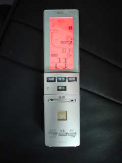 エアコンのリモコン