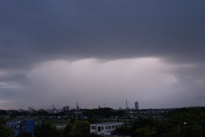 怪しい雲行き