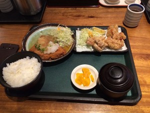 お昼の定食