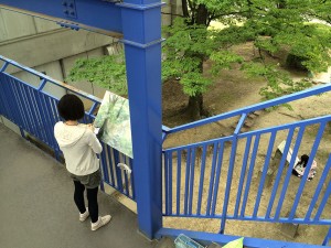 美術１年生写生-4
