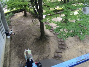 美術１年生写生-5