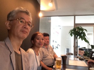 軽くビールを