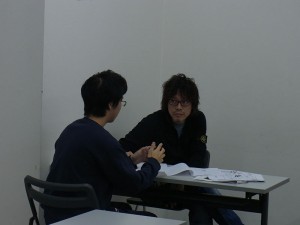 浦沢先生と一対一の個人面談！