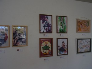 イラスト展示