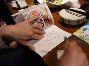 飲む暇もなくカトー先生サイン会w