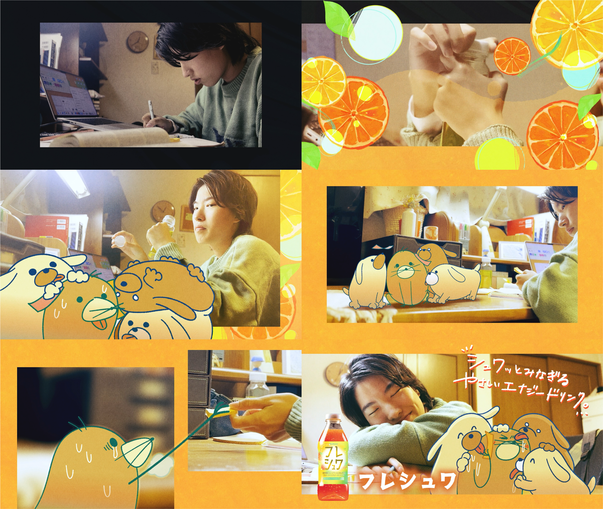 卒業制作：CM『フレシュワ』